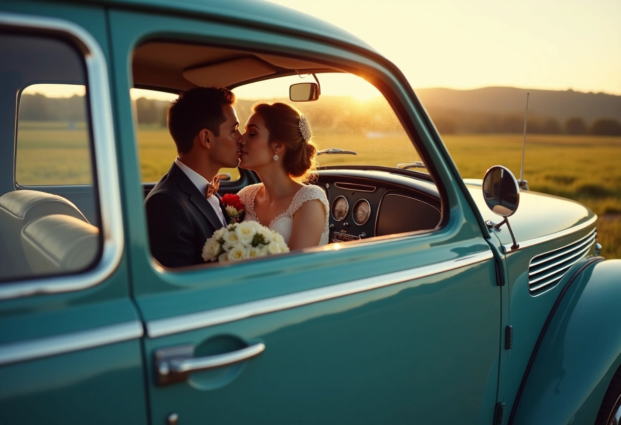 voiture mariage